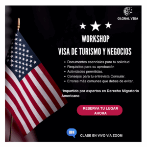 Workshop tramitación profesional de visas de turismo y negocios